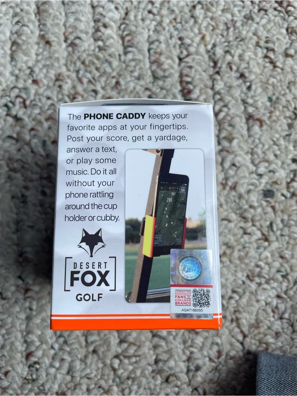 Desert Fox Mizzou Phone Caddy Golf